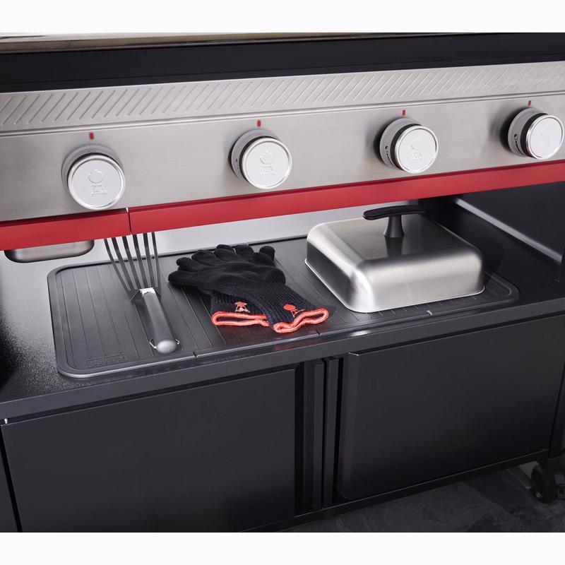 Weber Griddle Mid-Shelf Mat Black Grill Mat