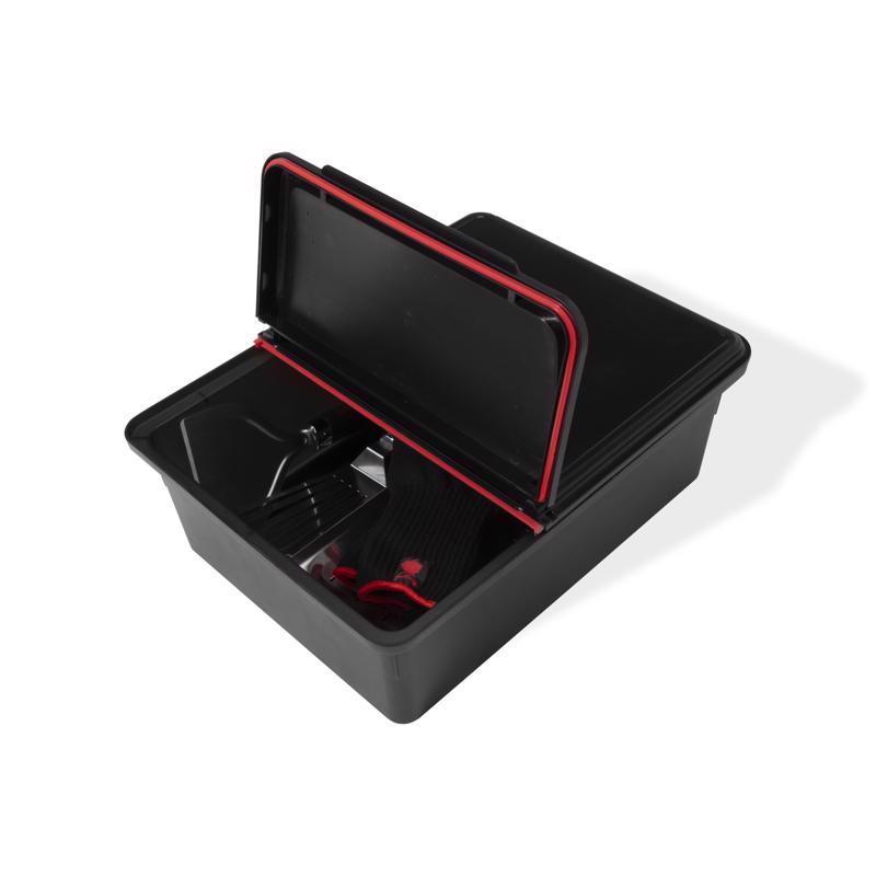 Weber Works Outdoor Storage Bin Black Accessory Organizer