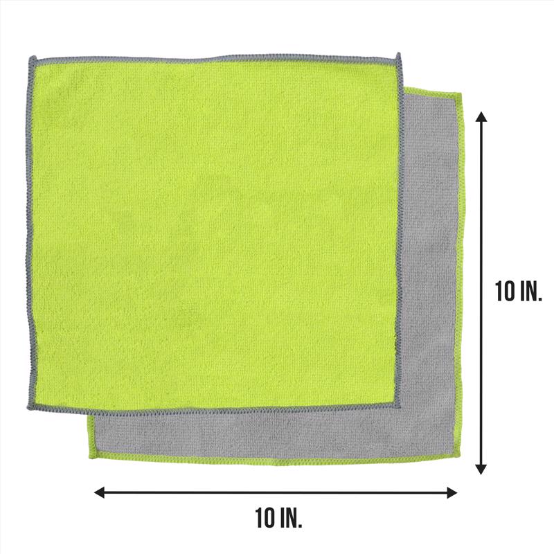 Viking Microfiber Cleaning Cloth 10 in. W X 10 in. L 2 pk
