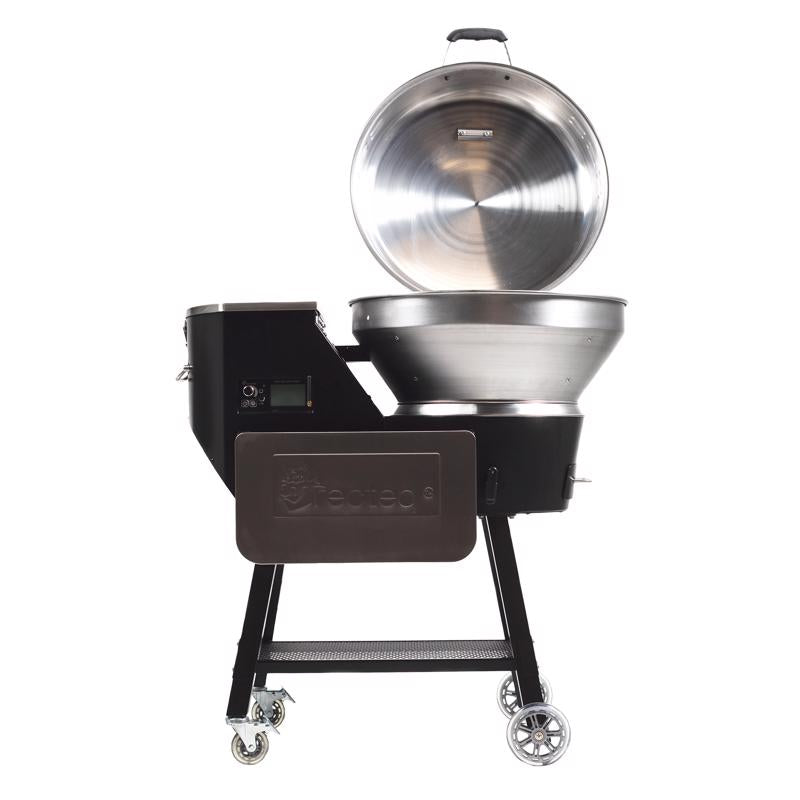 Recteq B380X Bullseye Deluxe Wood Pellet WiFi Grill and Smoker Black/Silver