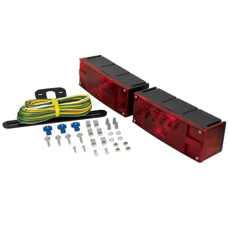 Hopkins Red Rectangular Trailer LED Light Kit