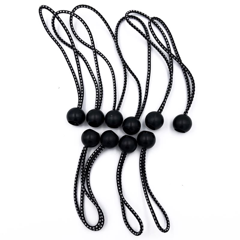 General Tools Black Bungee Ball Cord 6 & 9 in. L 12 pk