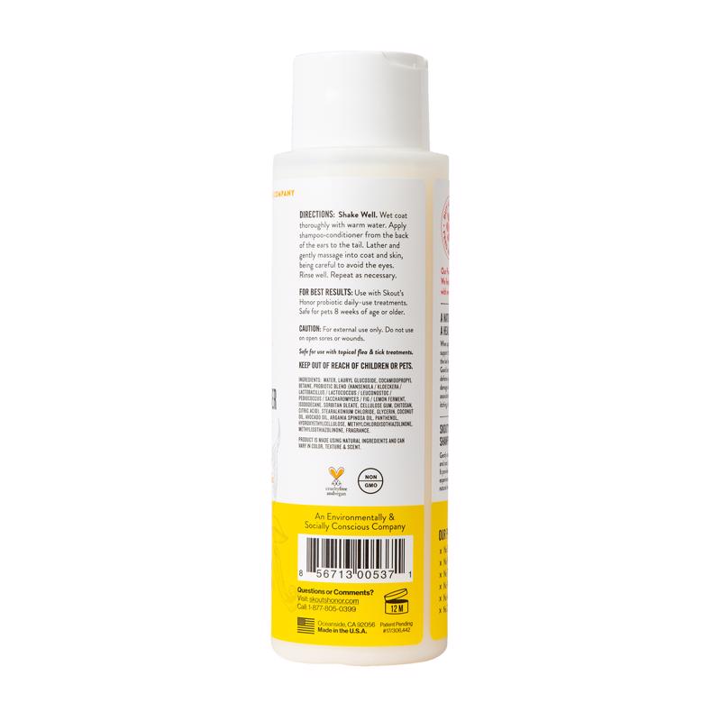 Skout's Honor Honeysuckle Cat/Dog Shampoo and Conditioner 16 oz 1 pk