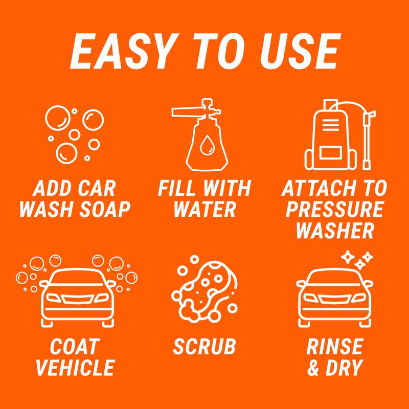 Armor All 2-in-1 Foam Cannon Car Wash