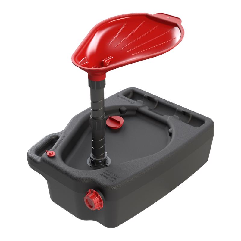 DRAIN PAN PLSTC BLK 13QT