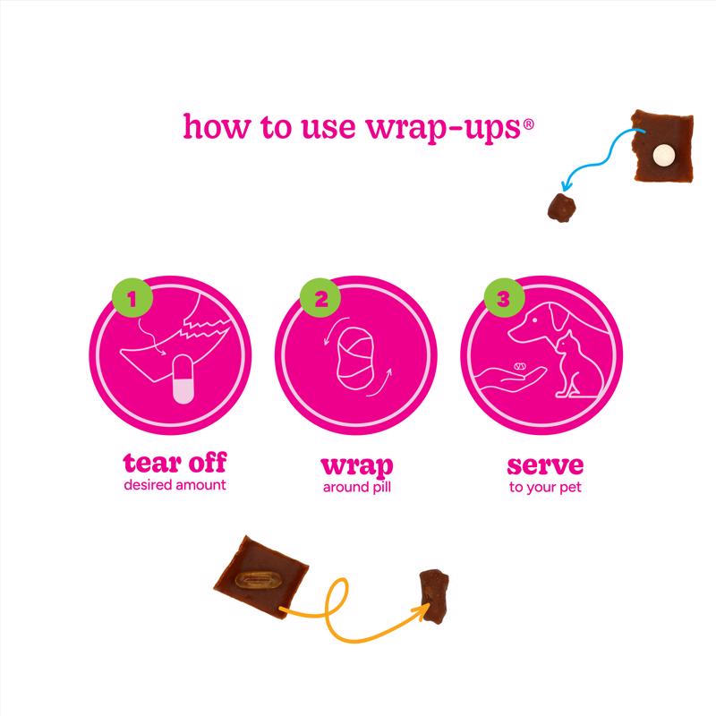 Stashios Wrap-Ups Cheese Grain Free Pill Pockets For Dogs 2 oz 1 pk