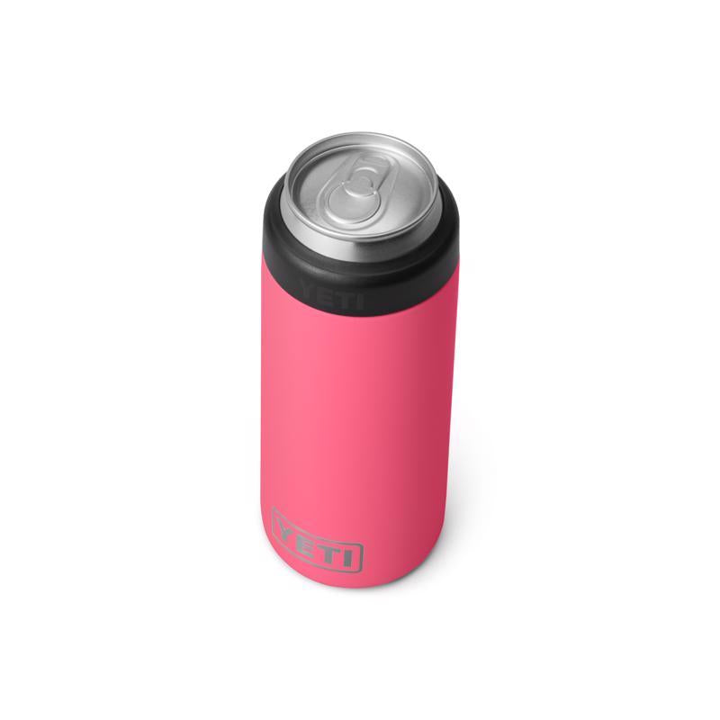 YETI Rambler 12 oz Tropical Pink BPA Free Slim Can Colster Can Insulator