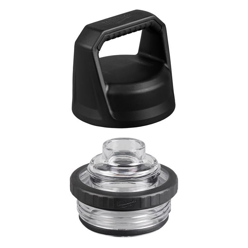 MW BOTLE CHUG CAP BLK 4"