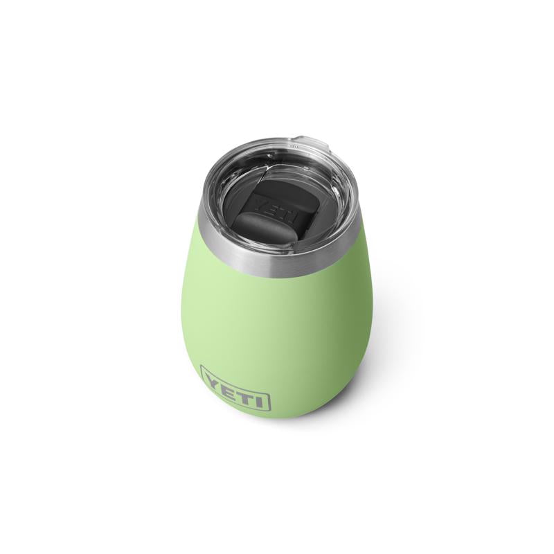 YETI Rambler 10 oz Key Lime BPA Free Wine Tumbler with Lid