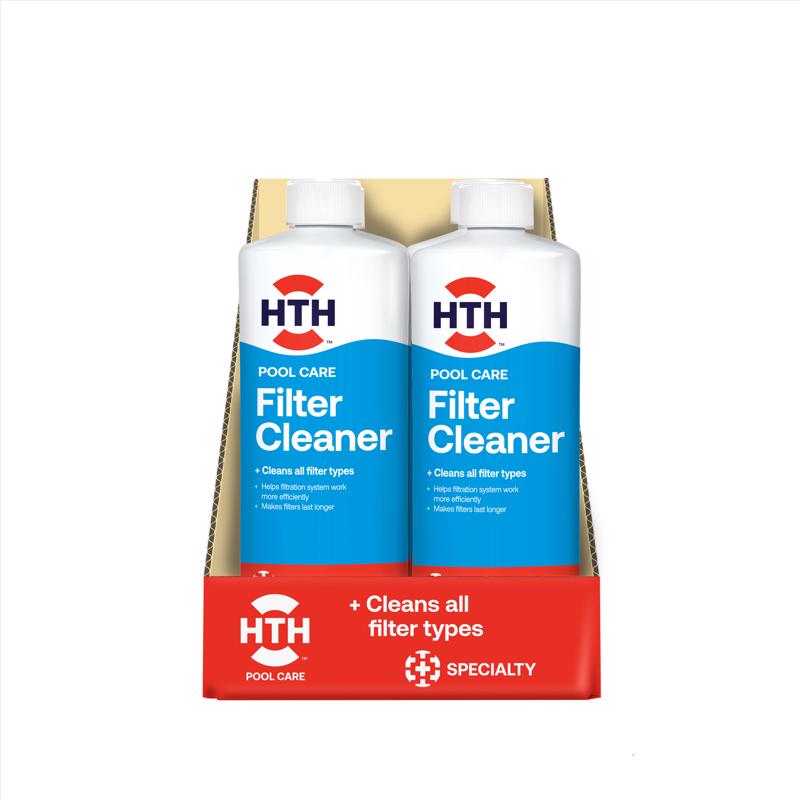 HTH Pool Care Liquid Filter Cleaner 1 qt 6 Pack
