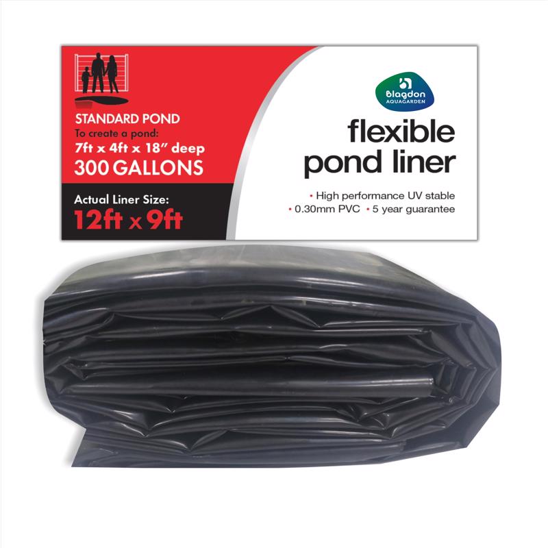 POND LINER HDPE BLK 12'