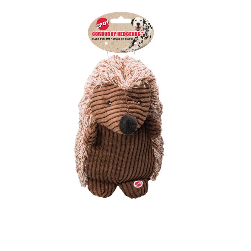 Ethical Products Inc. Spot Assorted Plush Corduroy Hedgehogs Squeak Dog Toy 1 pk