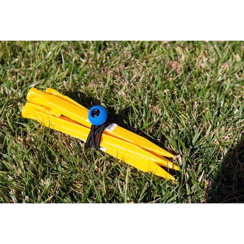 Keeper Black/Blue Bungee Ball Cord 12 in. L X 0.1565 in. 10 pk