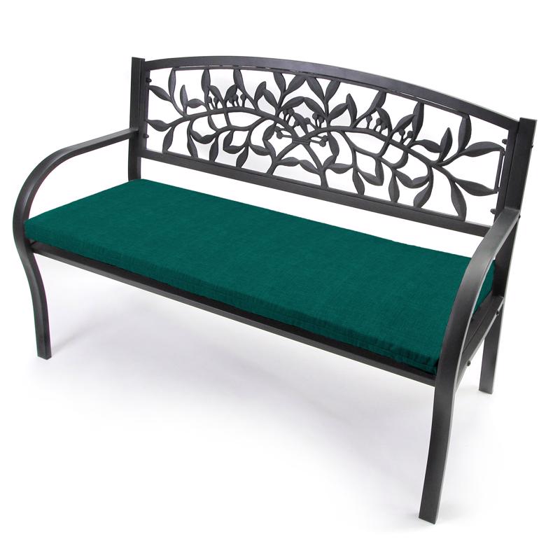 Jordan Manufacturing Teal Polyester Bench Cushion