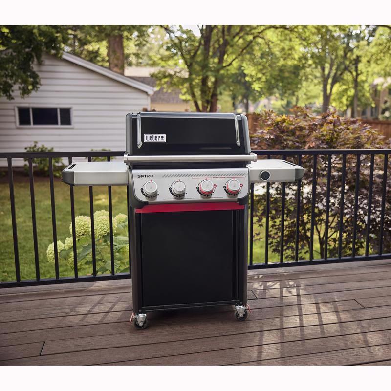Weber Spirit EP-425 4 Burner Liquid Propane Digital Thermometer Grill Black