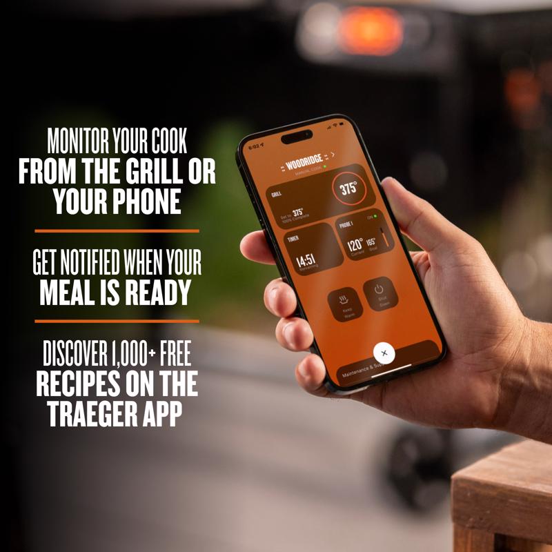 Traeger Woodridge Pro Wood Pellet Grill Black