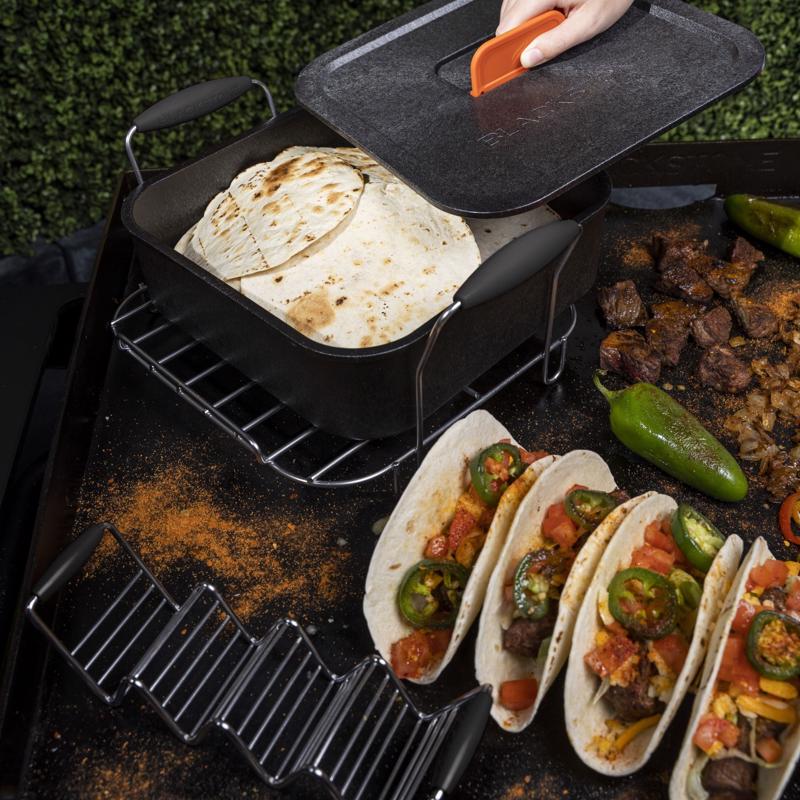 Blackstone Plastic/Stainless Steel Taco Tray 1 pk