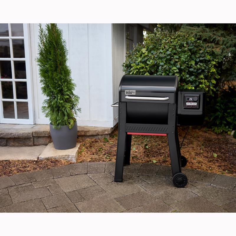 Weber Smoque Wood Pellet Grill Black