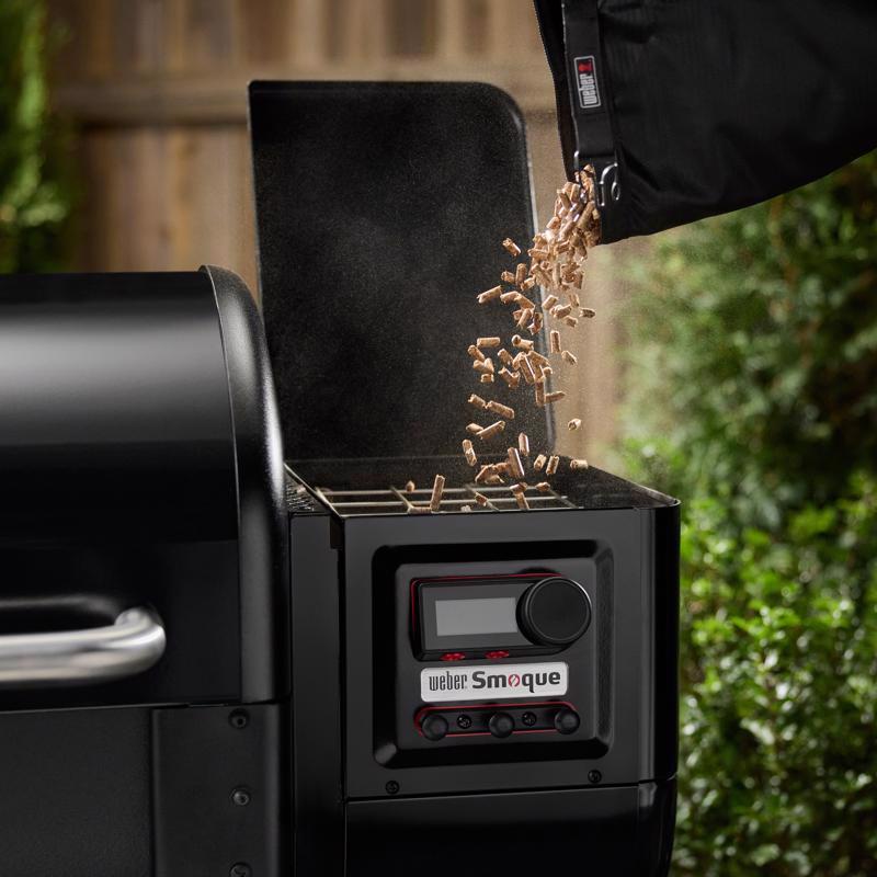 Weber Smoque Wood Pellet Grill Black