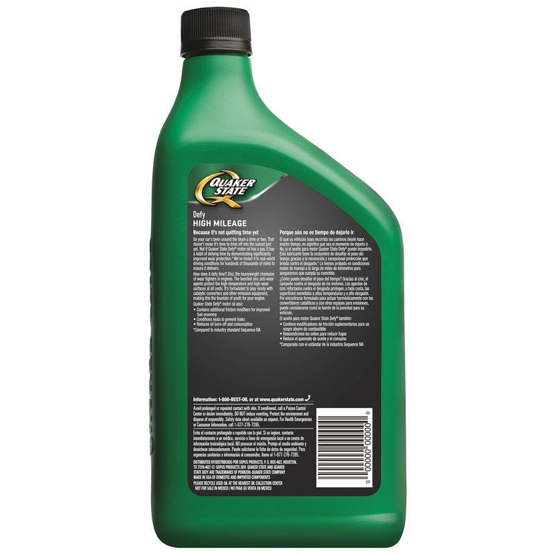 Quaker State Defy 10W-30 4-Cycle Multi Grade Motor Oil 1 qt 1 pk
