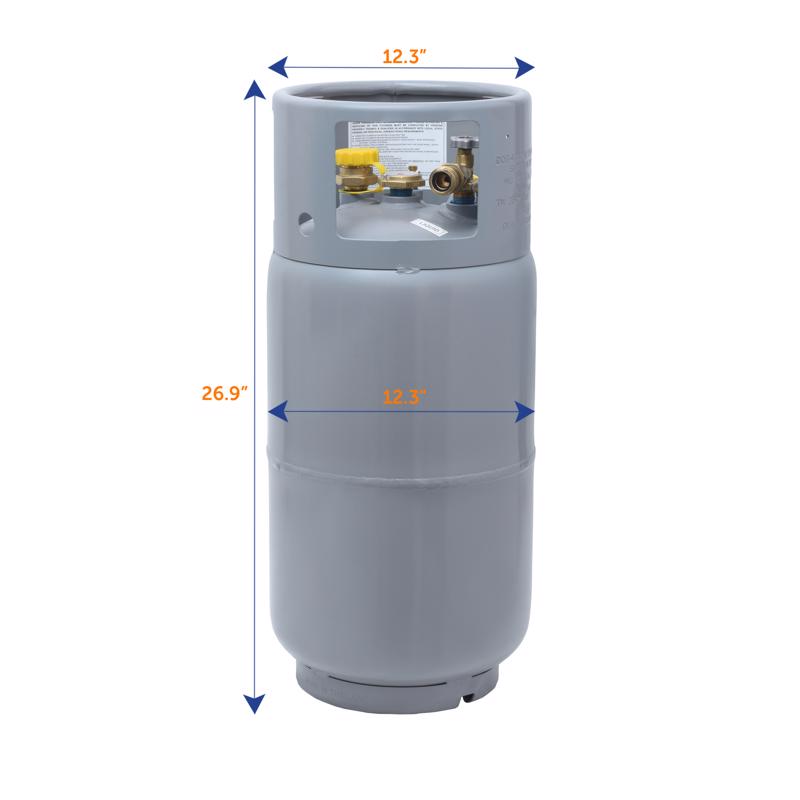 Flame King 8 gal Steel Propane Cylinder