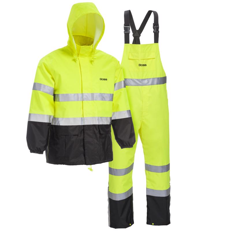 RAIN ST PVC YLW 5PKT XXL