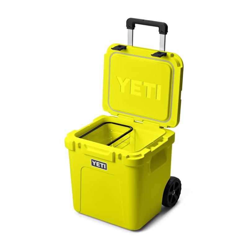 YETI Roadie 48 Firefly Yellow 76 can Roller Cooler