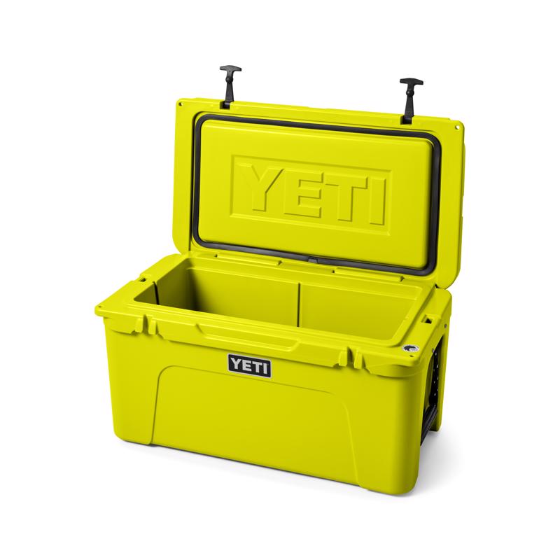 YETI Tundra 65 Firefly Yellow 77 can Hard Cooler