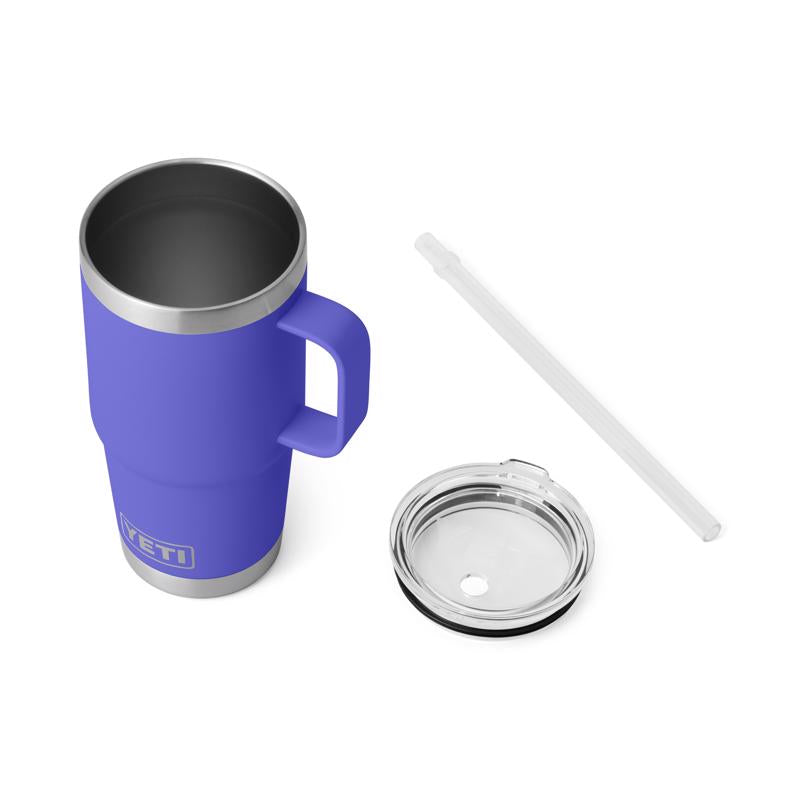 YETI Rambler 25 oz Ultramarine Violet BPA Free Straw Mug