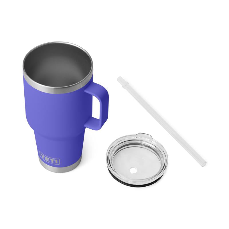 YETI Rambler 35 oz Ultramarine Violet BPA Free Straw Mug