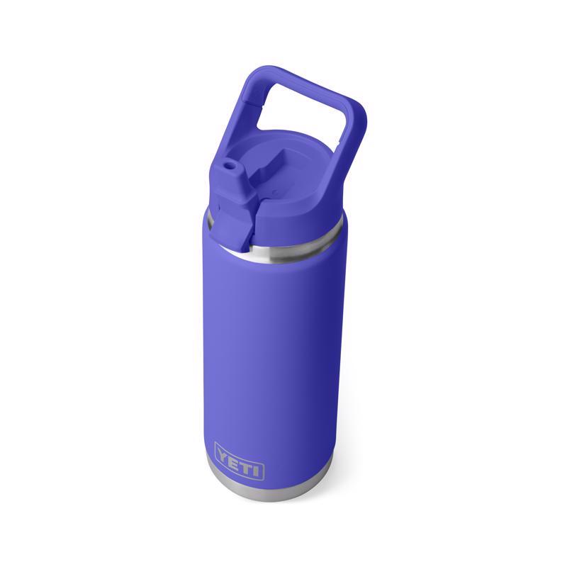 YETI Rambler 26 oz Ultramarine Violet BPA Free Bottle with Straw Cap