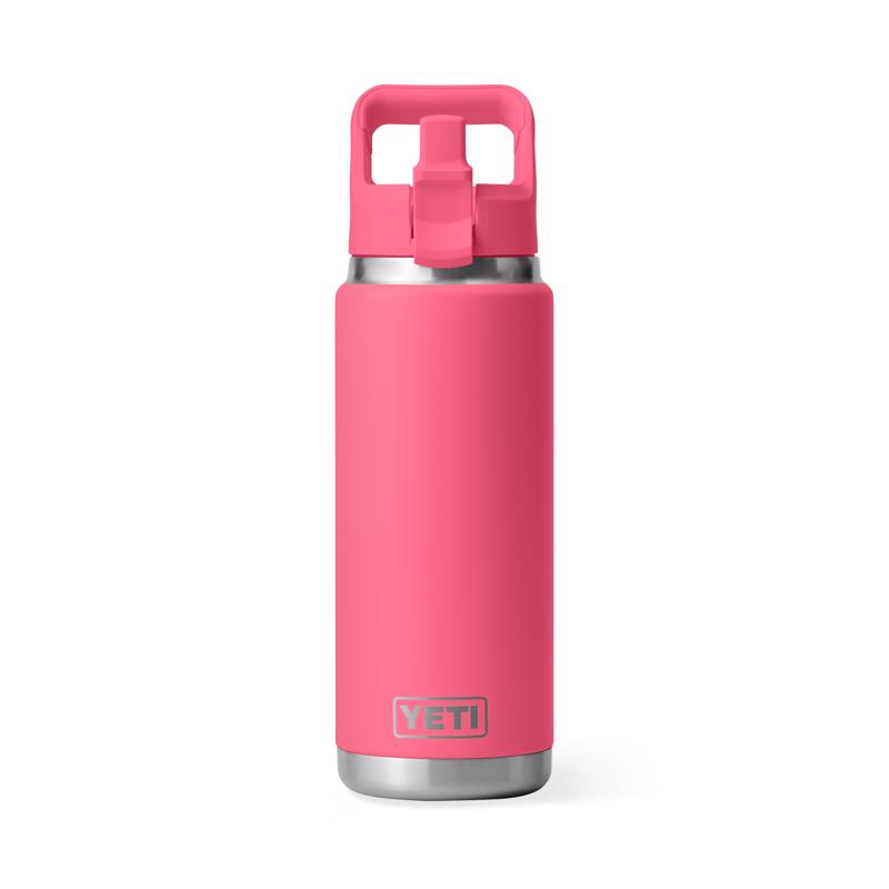 YETI Rambler 26 oz Tropical Pink BPA Free Bottle with Straw Cap