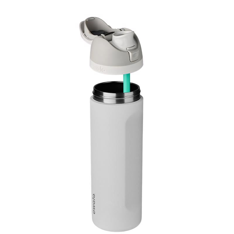 Owala FreeSip 24 fl. oz. Shy Marshmallow BPA Free Water Bottle with Spout Lid