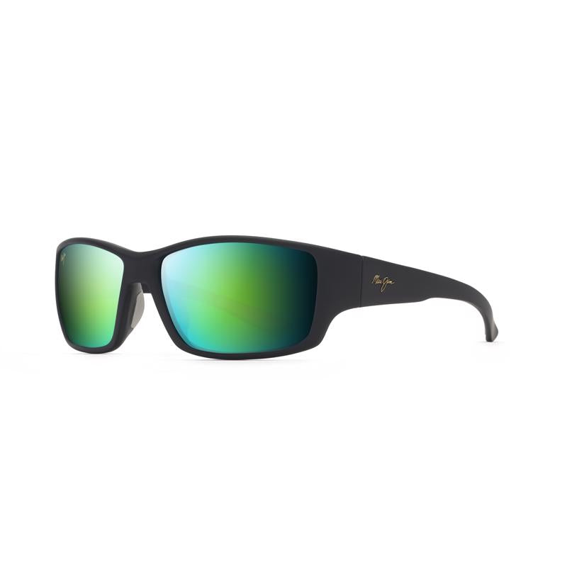 Maui Jim Local Kine Men's Sunglasses Sunglasses Black/Tran Green/Lt Trans Grey Frame Black/Tran Gree