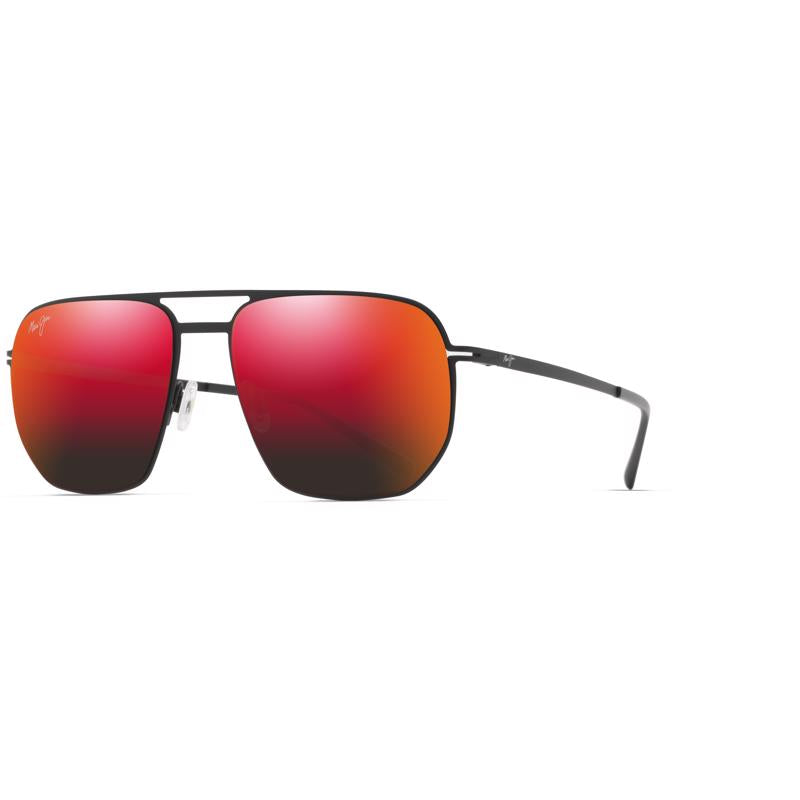 Maui Jim Sharks Cove Unisex Sunglasses Sunglasses Matte Black Frame Matte Black Frame Unisex Hawaii