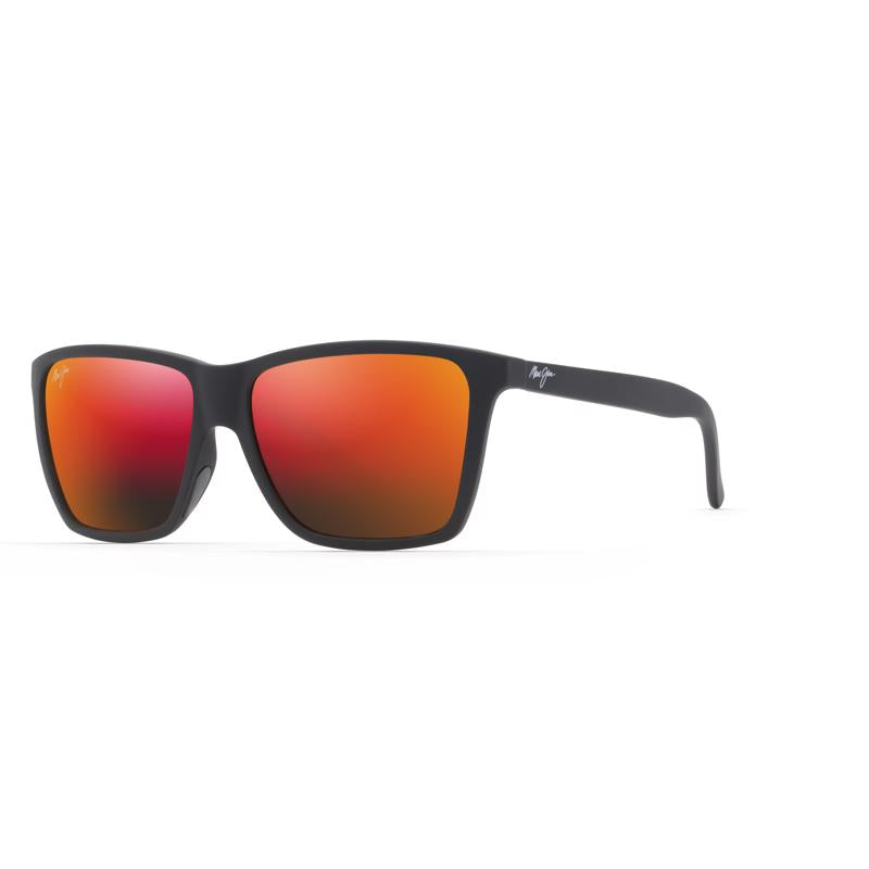 Maui Jim Cruzem Unisex Sunglasses Sunglasses Matte Black Frame Matte Black Frame Unisex Hawaii Lava