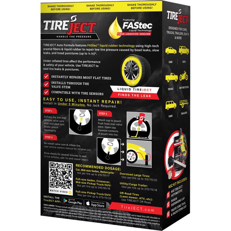 TireJECT FAStec Tire Sealant 6 oz