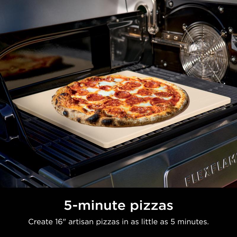 Ninja Artisan Ceramic Grill Pizza Stone 16 in. L X 16 in. W 1 pk