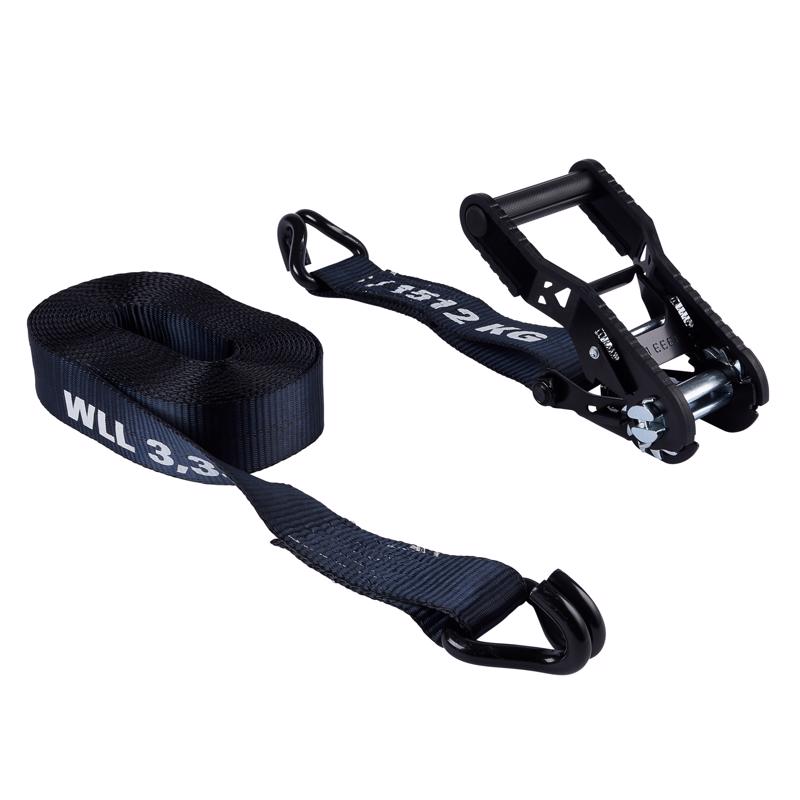 Keeper Extreme Webbing 2 in. W X 27 ft/lb L Black Ratchet Tie Down 3333 lb 1 pk