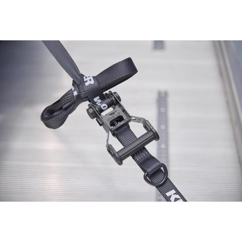 Keeper Extreme Webbing 1.25 in. W X 16 ft. L Black Ratchet Tie Down 1000 lb 2 pk
