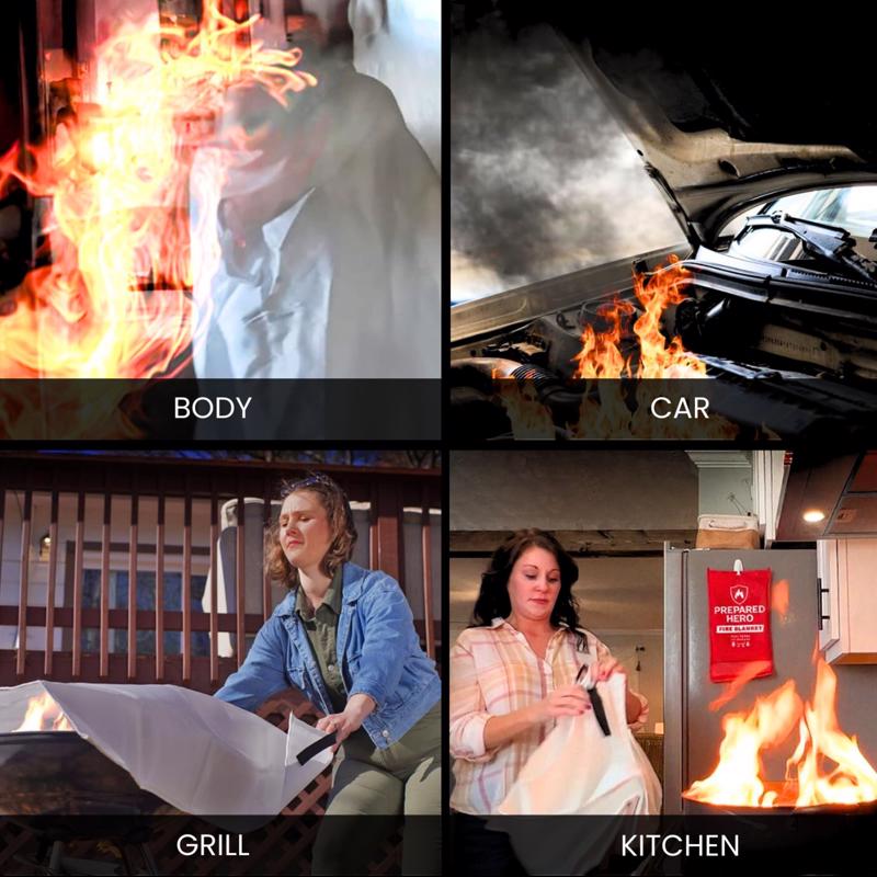 Prepared Hero Fire Blanket For Household