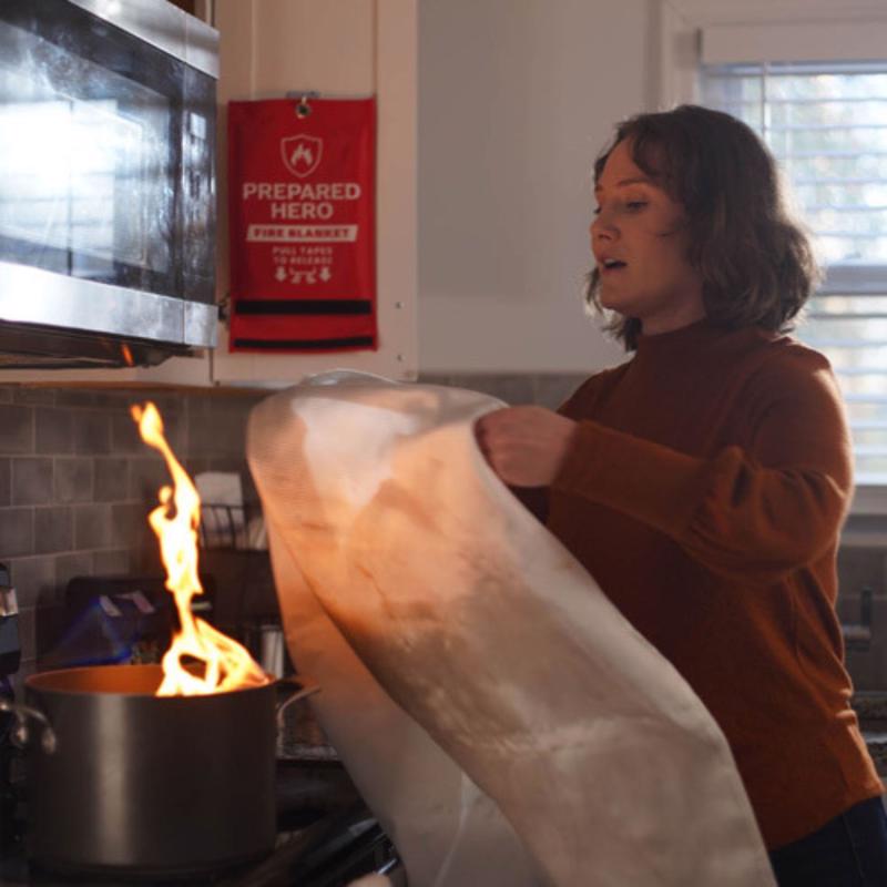 Prepared Hero Fire Blanket For Household