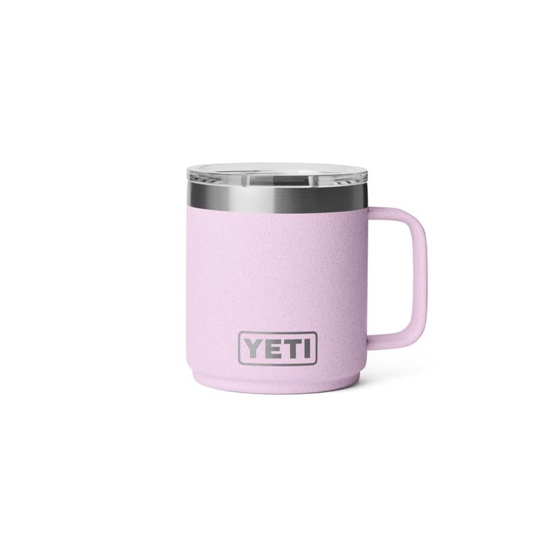 YETI Rambler 10 oz Cherry Blossom BPA Free Ceramic Lined Stackable Mug with MagSlider Lid