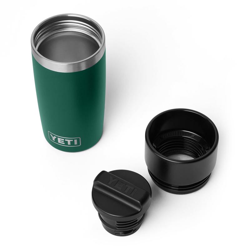 YETI Rambler 12 oz Black Forest Green BPA Free Bottle with Hotshot Cap
