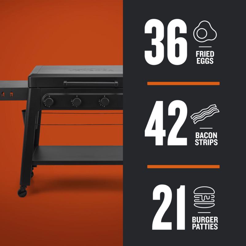 Traeger Irontop 4 Burner Natural Gas/Propane Outdoor Griddle Black