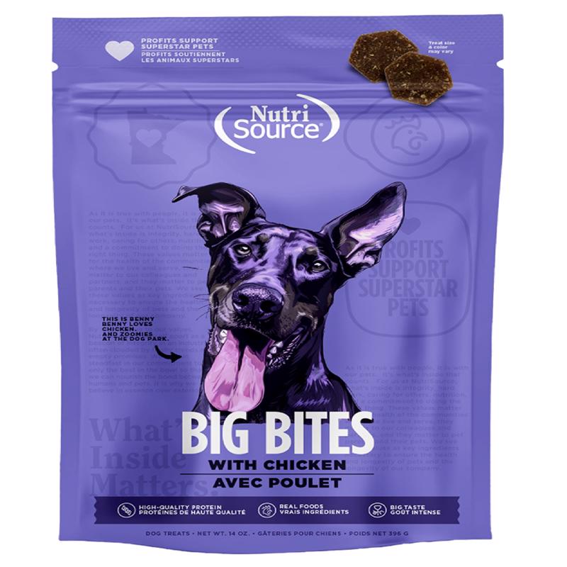 NutriSource Chicken Treats For Dogs 14 oz 1 pk