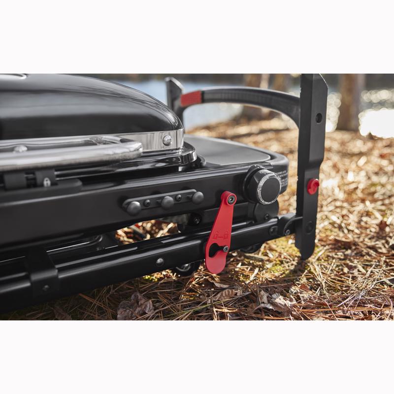 Weber Traveler Compact 1 Burner Liquid Propane Grill Black