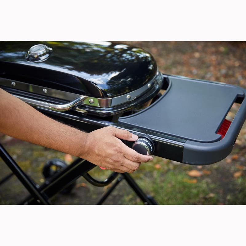 Weber Traveler 1 Burner Liquid Propane Grill Black
