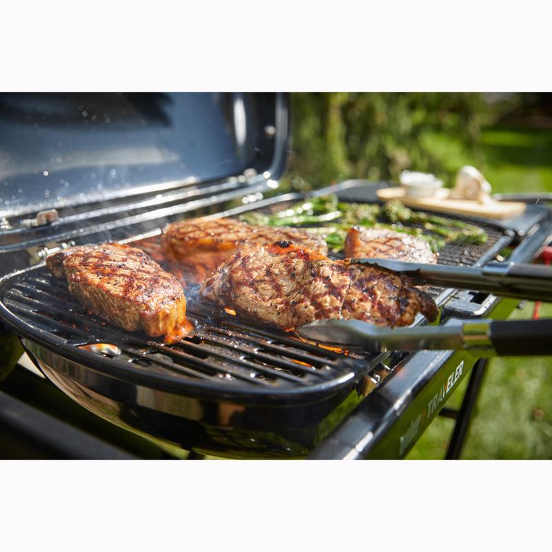 Weber Traveler 1 Burner Liquid Propane Grill Black
