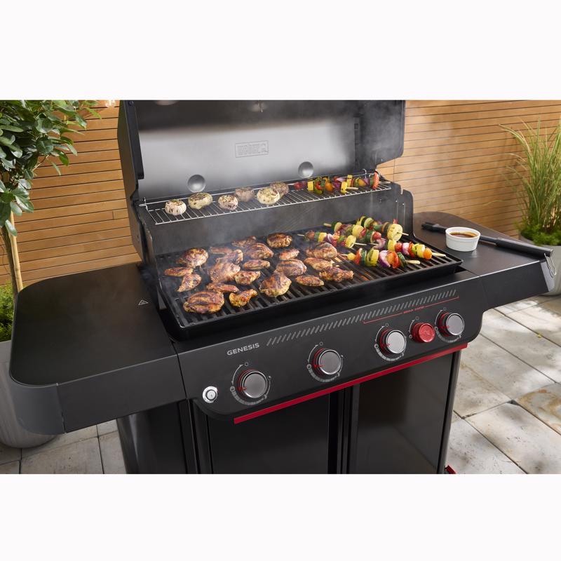 Weber Genesis E-430 Stealth 4 Burner Natural Gas Grill Black